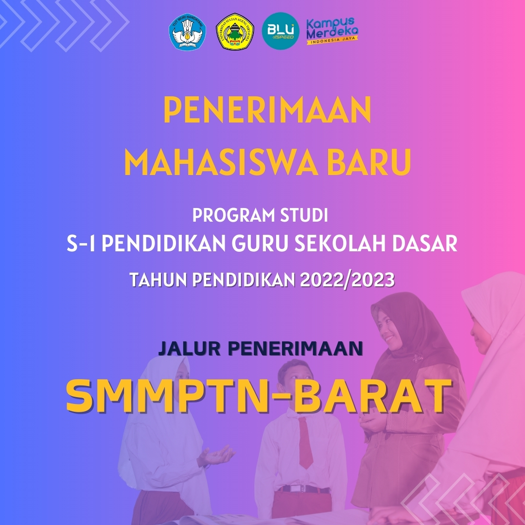 Penerimaan Mahasiswa Baru Jalur SMMPTN-BARAT Tahun 2022/2023
