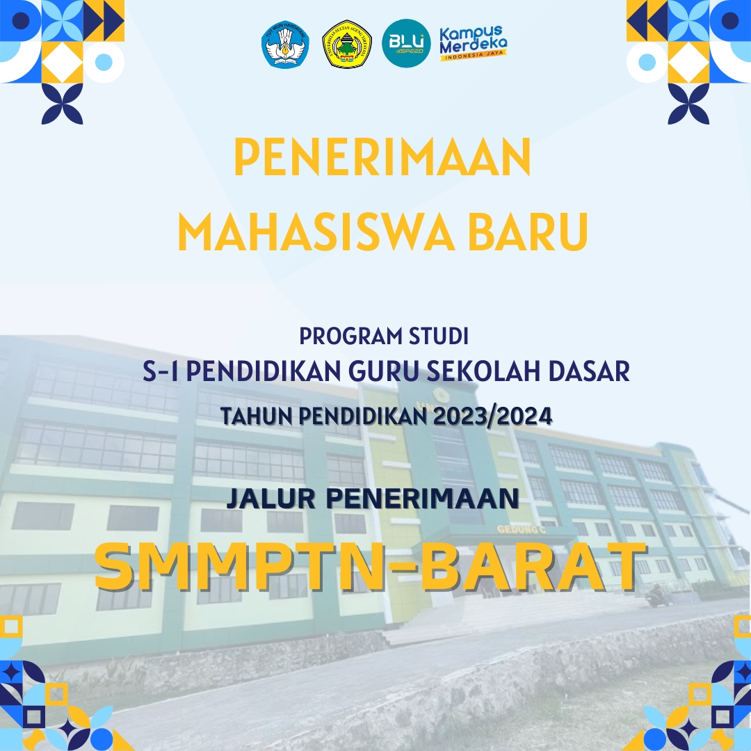 Penerimaan Mahasiswa Baru Jalur SMMPTN-BARAT Tahun 2023/2024